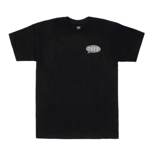 (163081328)SMALL TALK TEE-BLK